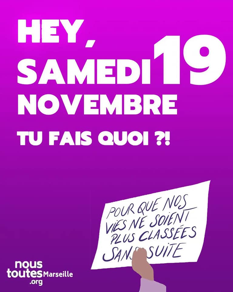 Mobilisation contre les violences sexistes et sexuelles - novembre 2022