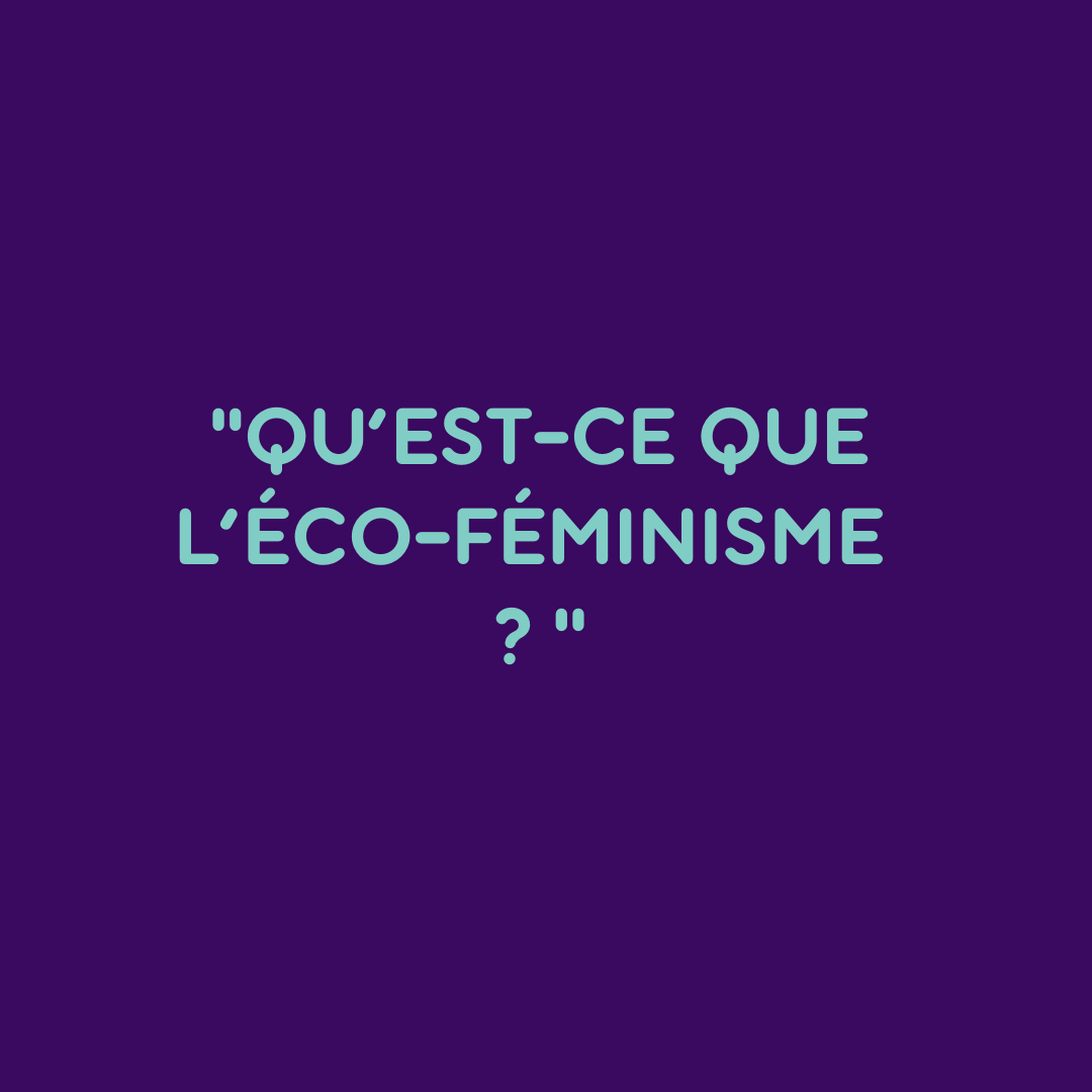 C'est quoi l'écoféminisme ?