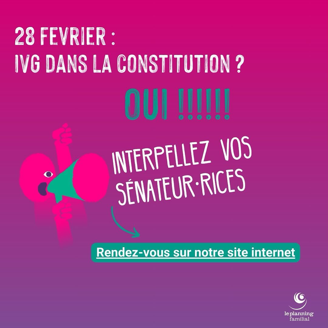 28 février : IVG dans la Constitution ?